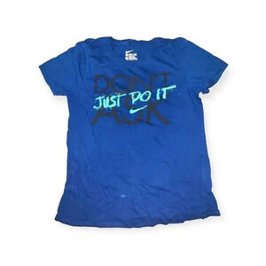 Nike blue Don't Ask Just do it active t-shirt